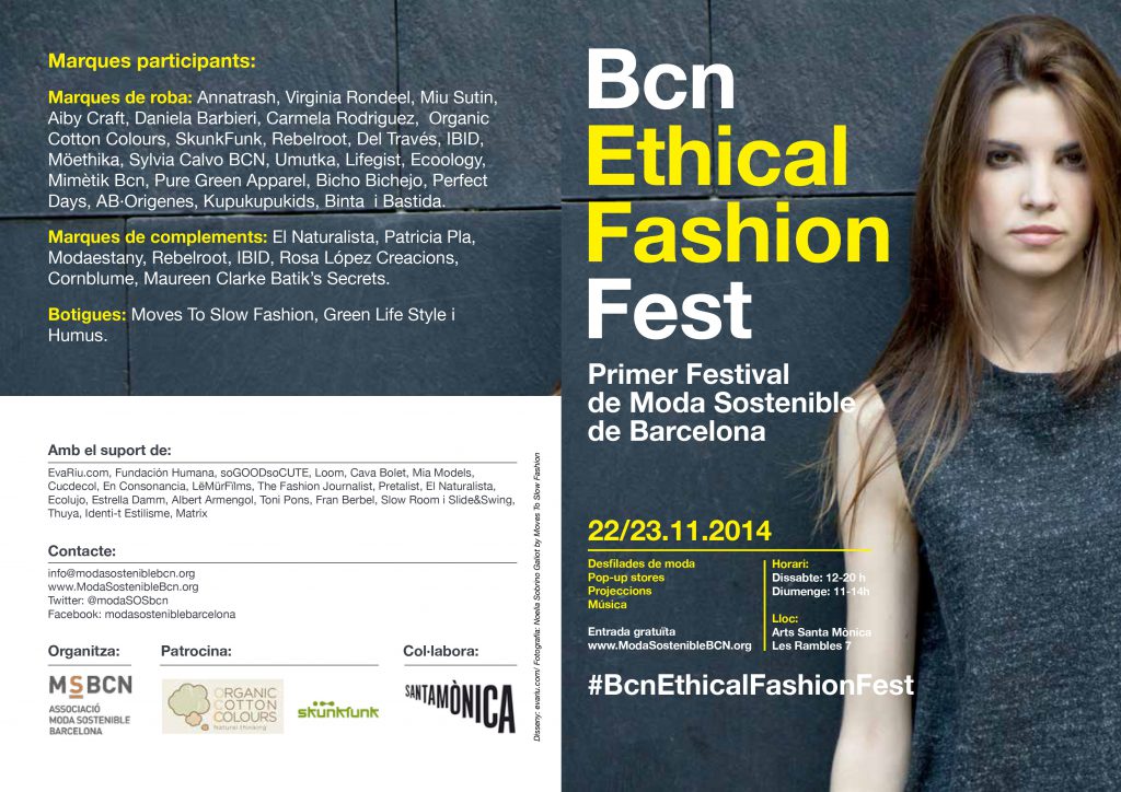 diptico bcn ethical fashion fest 2014